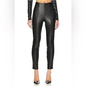 AFRM Talise Black Faux Leather Leggings Size XL- NWTs